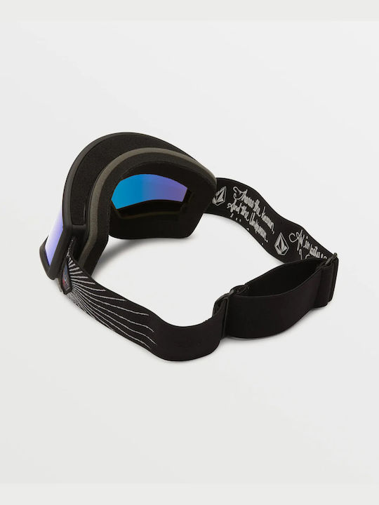 Volcom YAE Jamie Lynn Μάσκα Σκι & Snowboard Ενηλίκων με Φακό Καθρέπτη Bluc/Blue Chrome