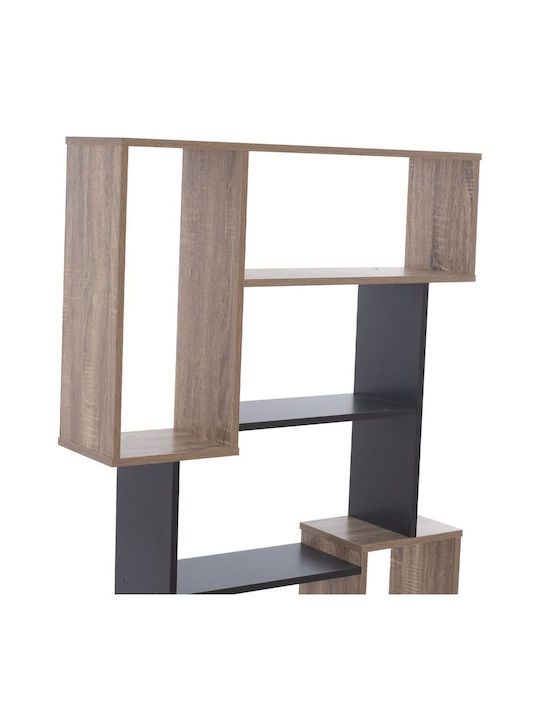 Bookcase Shay Grey 85x22x140cm