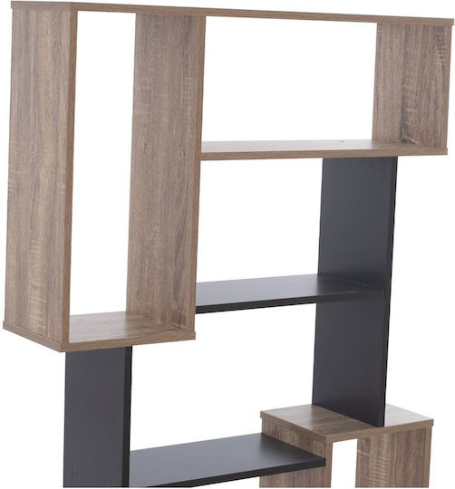 Βιβλιοθήκη Shay Γκρι 85x22x140εκ.