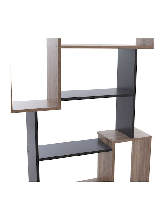 Bookcase Shay Grey 85x22x140cm
