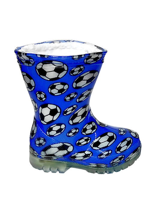 Mitsuko Kids Wellies with Internal Lining Blue