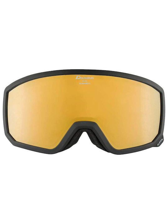 Alpina Scarabeo Μάσκα Σκι & Snowboard Παιδική με Φακό Καθρέπτη