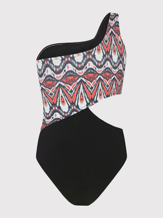Macy Swimsuit with Openings and Light Padding Black