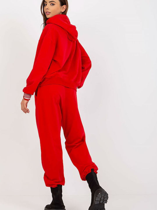 Relevance Set Women's Sweatpants Red