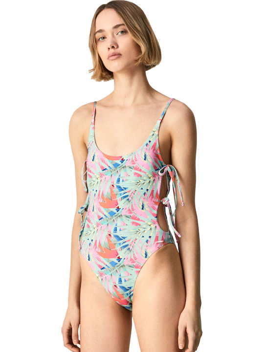 Blair Badeanzug Blumen Washed Pink