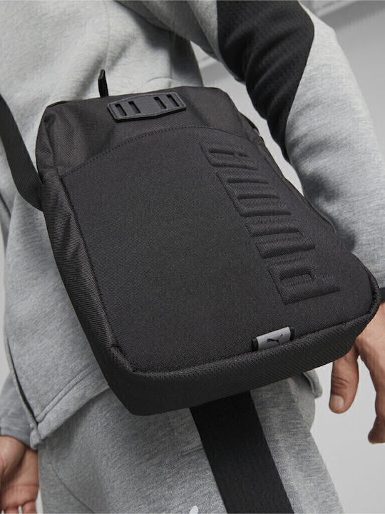Portable Ανδρική Τσάντα Ώμου / Χιαστί Μαύρη