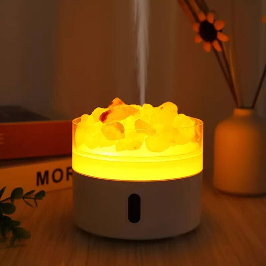 A6 ABL00952 Mini-Luftbefeuchter 220 ml für Aromatherapie mit LED und USB Weiß