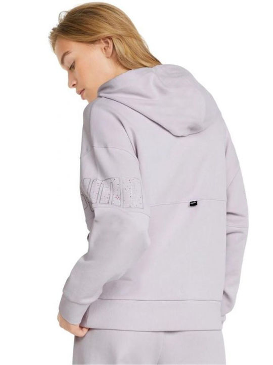 Puma Power Women's Hooded Sweatshirt Lilac