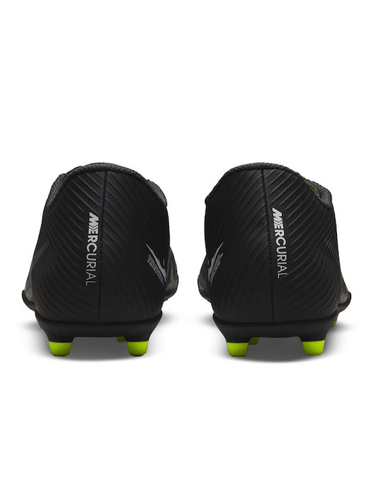 Nike Mercurial Vapor 15 Club Football Shoes with Cleats Black / Dark Smoke Grey / Summit White / Volt