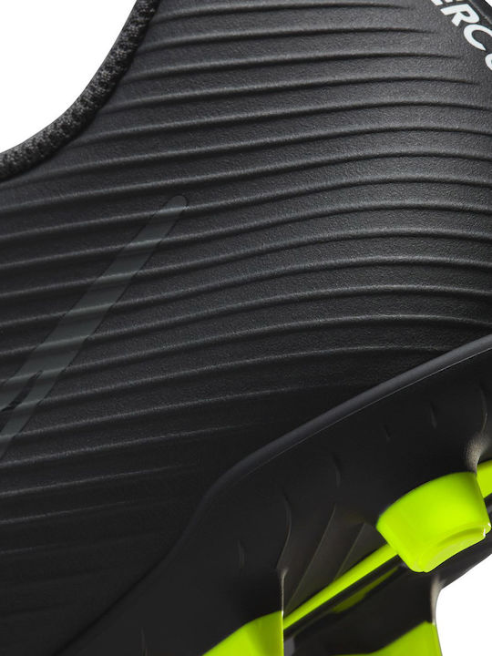 Nike Mercurial Vapor 15 Club Football Shoes with Cleats Black / Dark Smoke Grey / Summit White / Volt