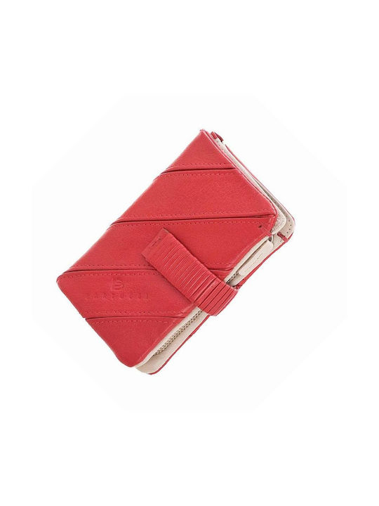 Bartuggi Small Leather Women's Wallet Red