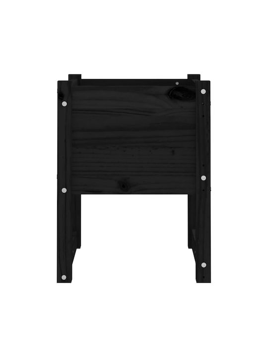 vidaXL Set 2 Blumenkästen Holz Schwarze