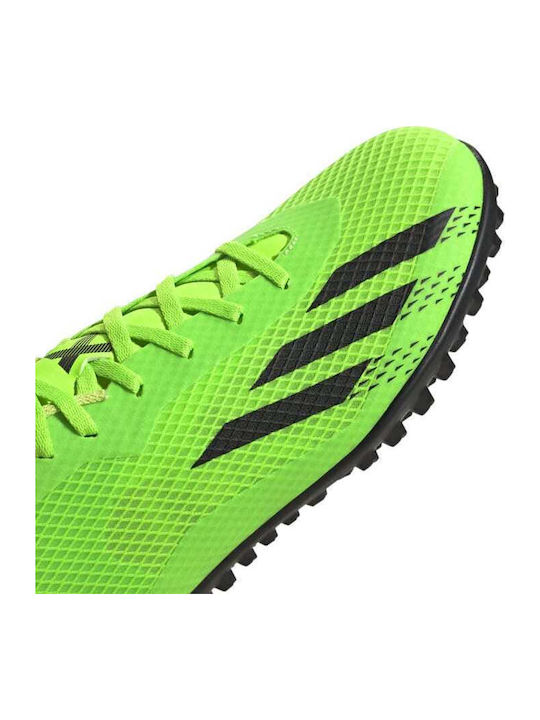adidas X Speedportal 4 Football Shoes with Molded Cleats Solar Green / Core Black / Solar Yellow