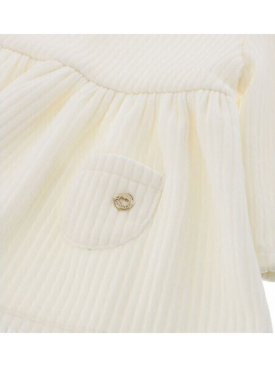 Children's Dress Long Sleeve Ecru