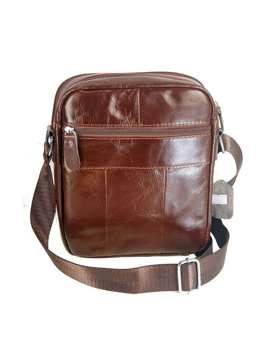 Shoulder bag AC 686 leather Brown