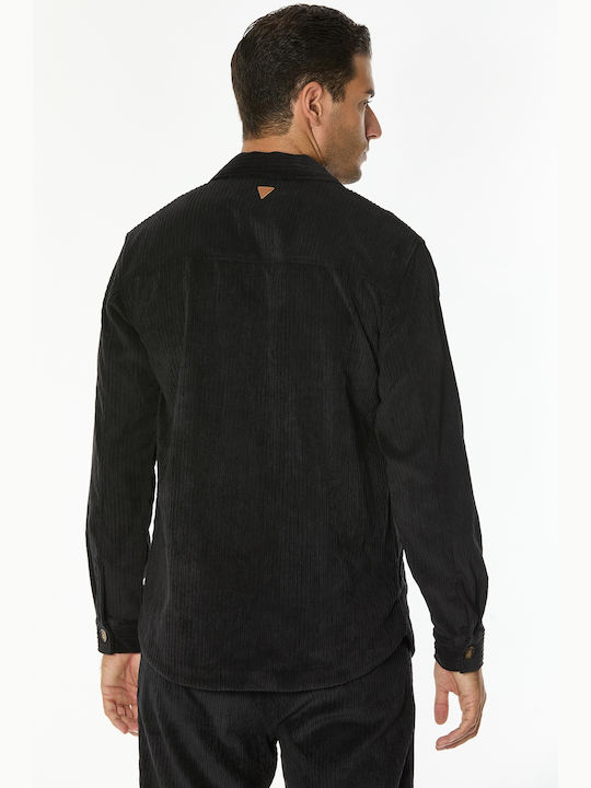 Vittorio Artist Fozia Overshirt Hemd Schwarz