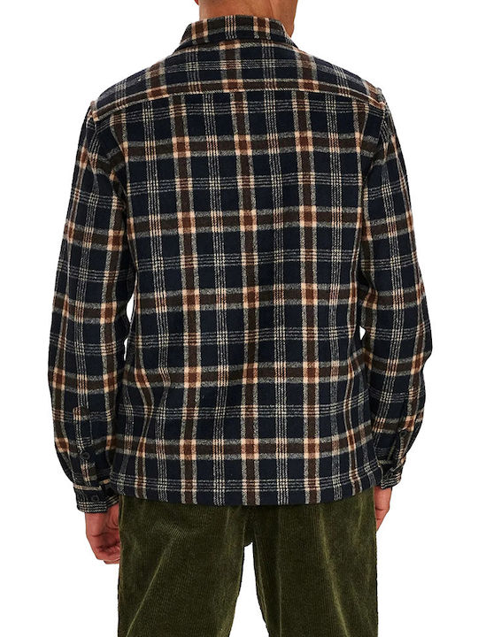 Anerkjendt Men's Shirt Overshirt Long Sleeve Checked Incense