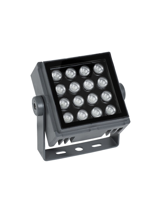 GloboStar Flood-Tiny Външна Стояща Лампа LED Стенна Пералня 27W 7x16.4см