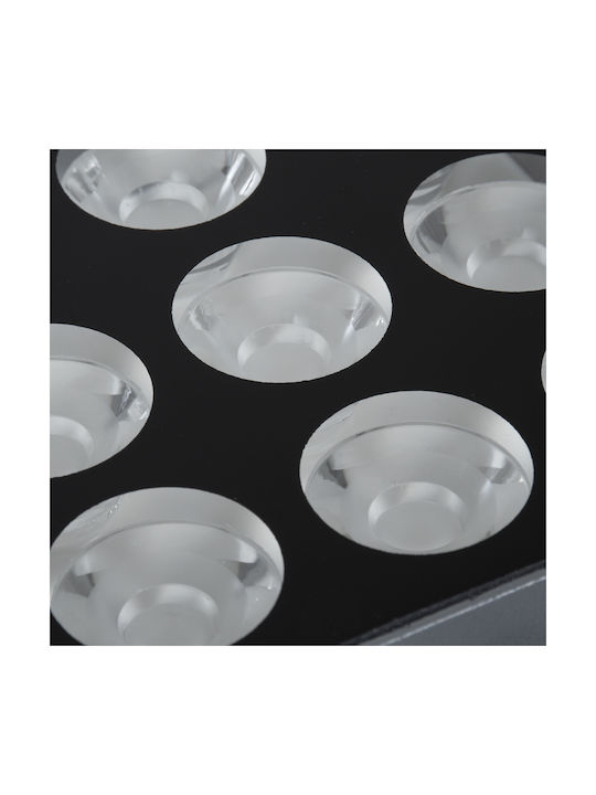 GloboStar Flood-Tiny Outdoor Floor Lamp LED Wall Washer 27W with Natural White Light IP65 Gray