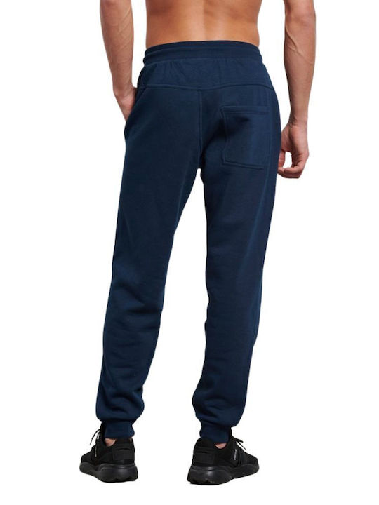 BodyTalk Men's Fleece Sweatpants with Rubber Navy Blue