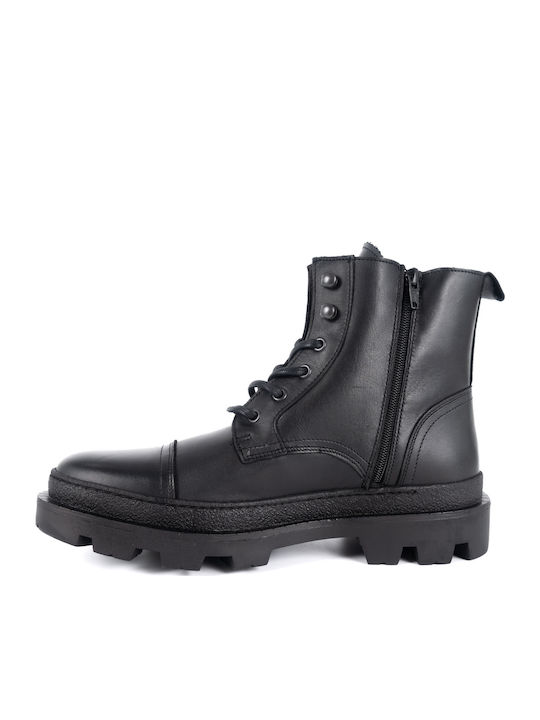 Piele Negru Bocanci