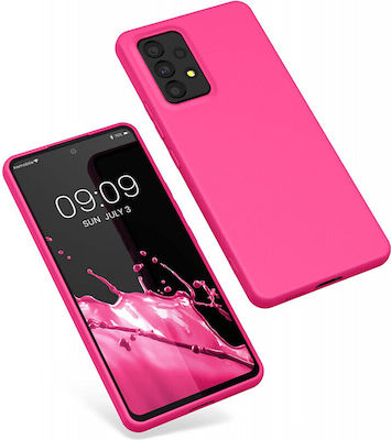 KWmobile Silicone Back Cover Neon Pink (Galaxy A53)