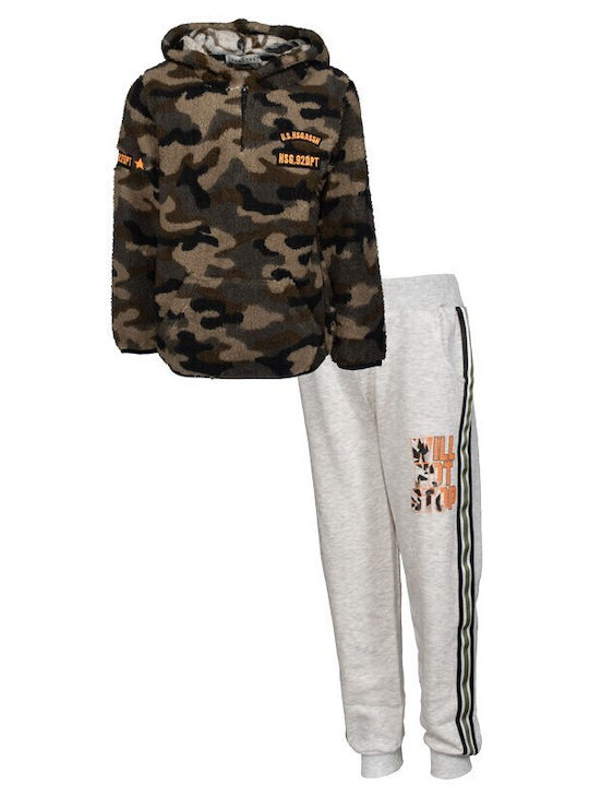 Kids Tracksuits With Top Khaki 2 Pieces