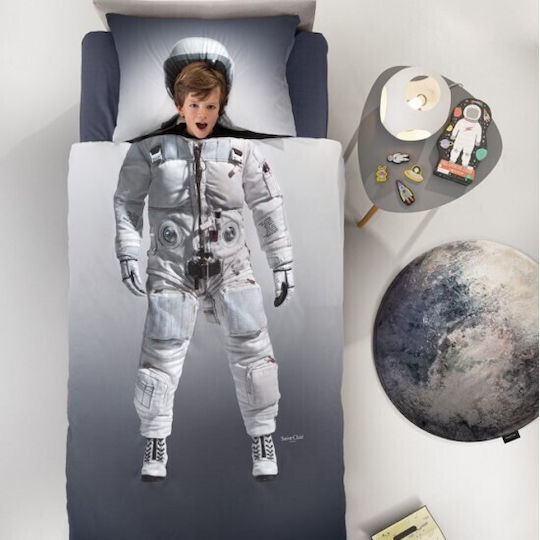 Saint Clair Sheet Set Single Cotton Space Gray 170x250cm 2pcs