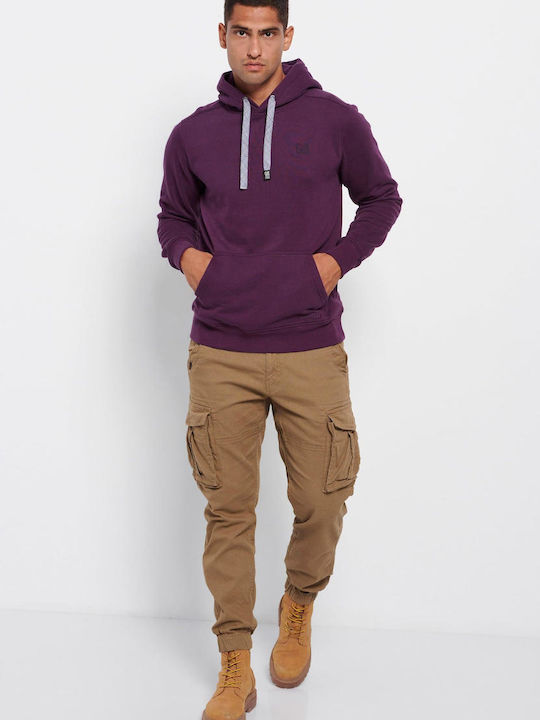 GAM006-20306 Sweatshirt mit Kapuze Lila