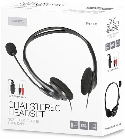 Omega Freestyle FH2020 On Ear Multimedia Headphone with Microphone 3.5mm Jack