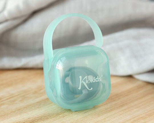 Kiokids Pacifiers Accessories Case with Beads Plastic Blue
