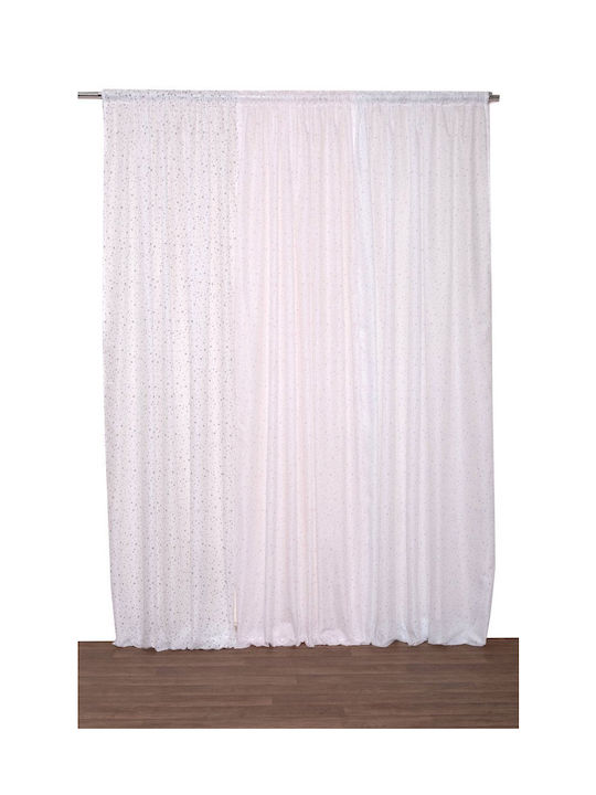 Viopros Kids Rod Pocket Curtain Confetti Red 666578 270x280cm