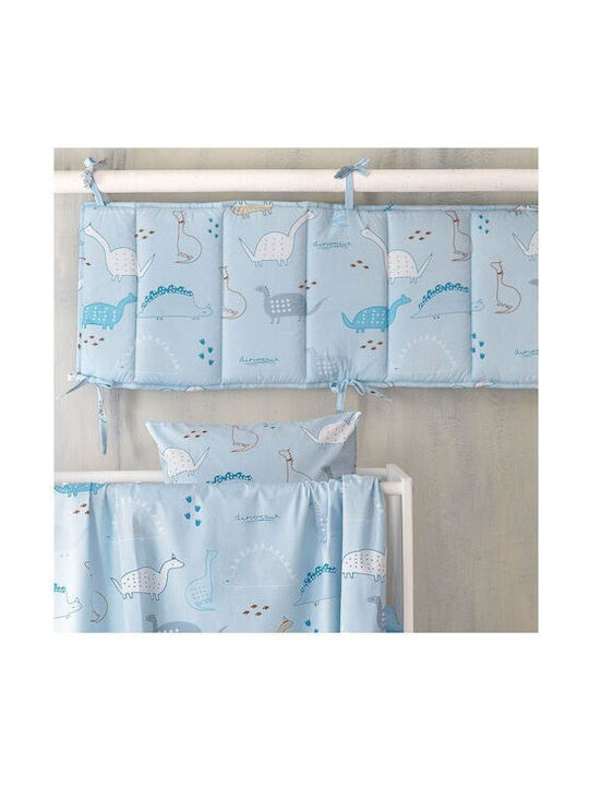 Rythmos Stomp Set Kids Duvet Cover Single with Pillowcase Cotton Light Blue 160x250cm