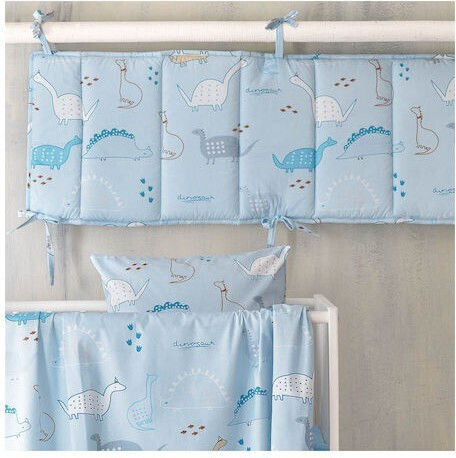 Rythmos Stomp Set Kids Duvet Cover Single with Pillowcase Cotton Light Blue 160x250cm