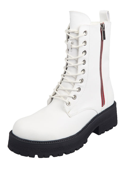 Women's Ankle Boots White