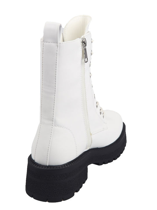 Women's Ankle Boots White