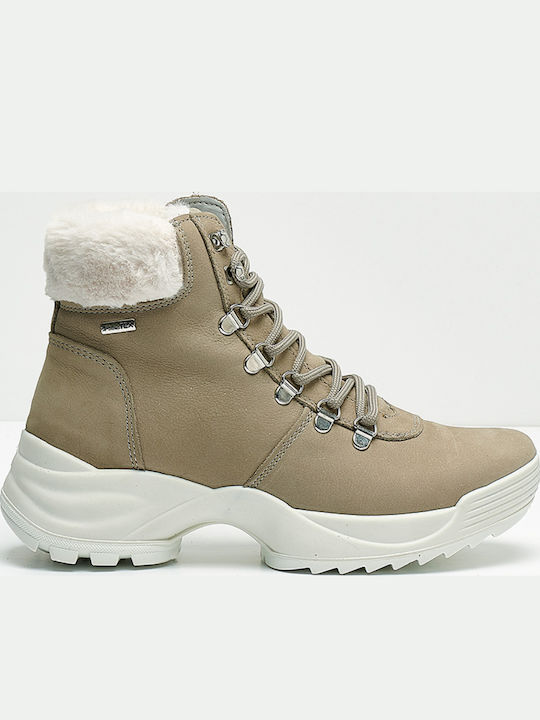 Leder Stiefeletten Damen Pietra