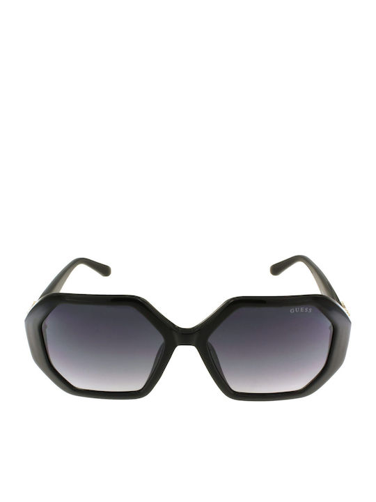 Guess Guess Damen Sonnenbrillen mit Schwarzem Horn umrandetem Rahmen und Grauer Verlaufsfarbe Glas GU7789 01B