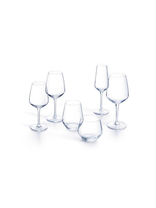 Luminarc Vinetis Set Gläser Champagner aus Glas Mit Stiel 230ml 6Stück