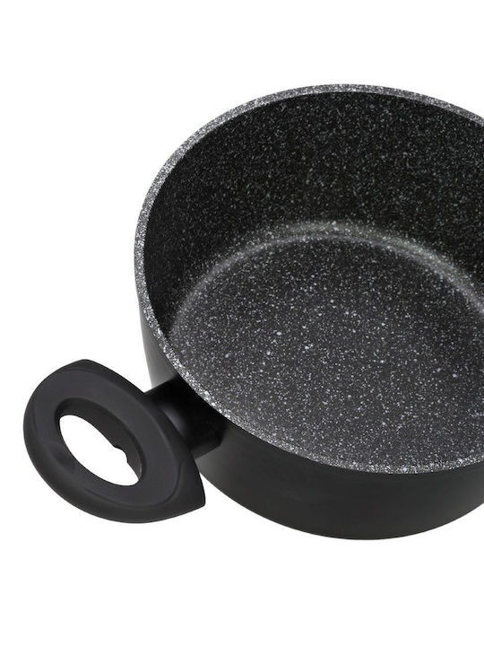 Cryspo Trio Petra Βαθιά Κατσαρόλα από Αλουμίνιο 4.9lt / 24cm
