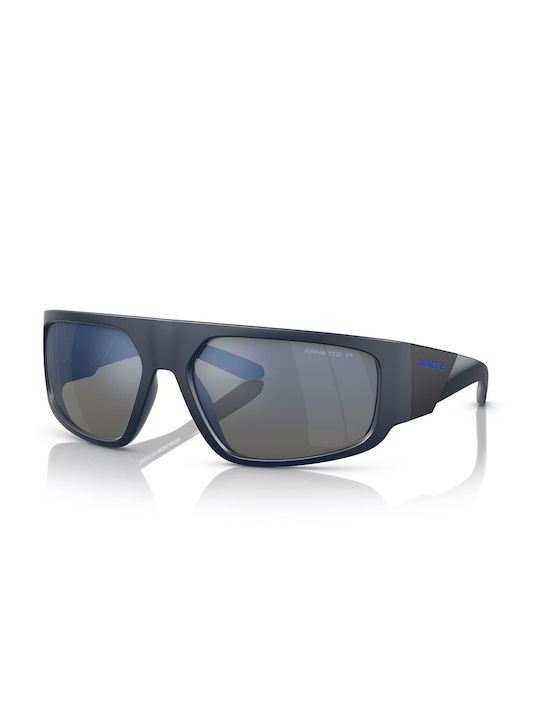 Arnette Heist 3.0 Sunglasses with Blue Plastic Frame and Gray Polarized Lens AN4304 27822