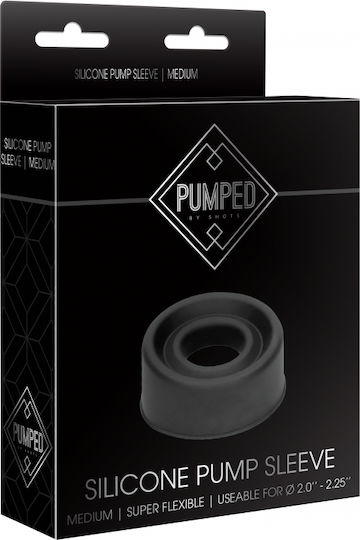 Shots Silicone Pump Sleeve Ανταλλακτικό Αξεσουάρ Μαύρο