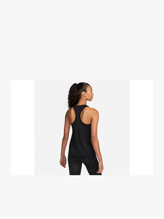 Nike Damen Sportlich Bluse Ärmellos Schwarz