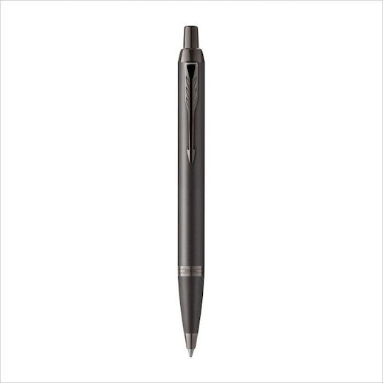 Parker IM Monochrome Pen Set Rollerball made of Steel Titanium in a case