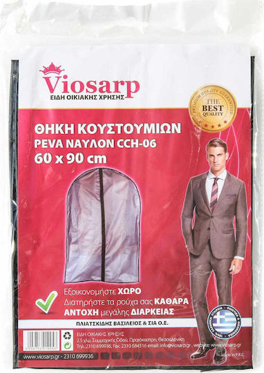 Viosarp Peva Kunststoff Aufhängen Aufbewahrungshülle für Anzüge 60x90cm 1Stück