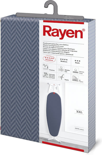 Rayen Premium Universal Titanium Ironing Board Cover Blue 150x55cm