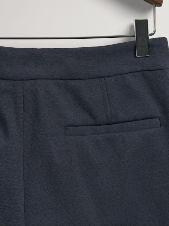 Jefrey Women's Fabric Trousers Slim Fit Evening Blue