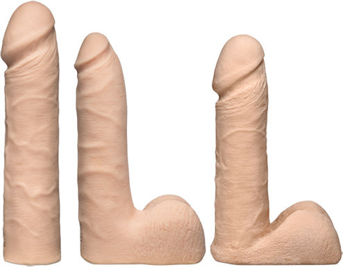 Vac U Lock Dual Density UltraSKYN Set Harness με Dildo στο χρώμα του δέρματος
