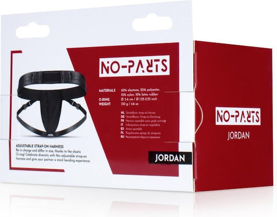 No Parts Jordan Gurtzeug in Schwarz Farbe
