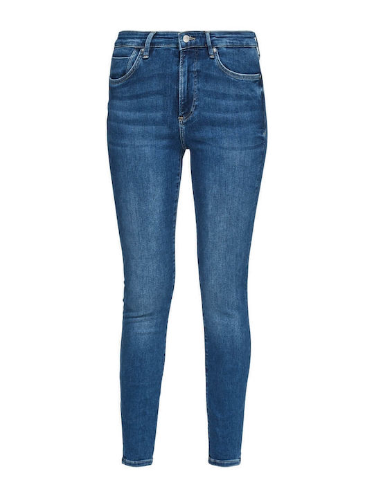 Izabell Γυναικείο Jean Παντελόνι Mid Rise σε Skinny Εφαρμογή Royal Blue